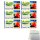 Pickwick Tea with fruit Forest fruit, Waldfrucht 6er Pack (6x 20x1,5g Teebeutel) + usy Block