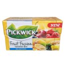 Pickwick Fruit Fusion Variation Box 6er Pack (6x 4x Früchte Mix, 31,5g) + usy Block