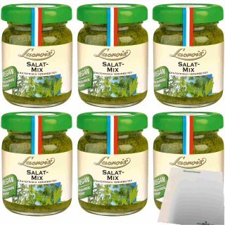 Lacroix Salat Mix Erntefrisch verarbeitet 6er Pack (6x50g Glas) + usy Block