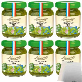 Lacroix Toscana Mix Erntefrisch verarbeitet 6er Pack (6x50g Glas) + usy Block