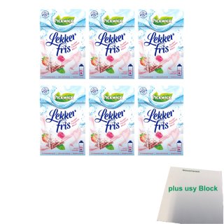 Pickwick Lekker Fris Erdbeere Himbeere Minze 6er Pack (6x 10x2g Teebeutel) + usy Block