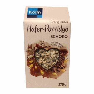 Kölln Hafer-Porridge Schokoladiges (1x375g Packung)