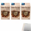 Kölln Hafer-Porridge Schoko 3er Pack (3x375g Packung) + usy Block