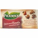 Pickwick Delicious Treats Variation Box (Karamell-Birne, Apfelkuchen, Gewürzter Keks, Haselnuss-Kakao 20x1,5g)
