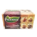 Pickwick Delicious Treats Variation Box (Karamell-Birne, Apfelkuchen, Gewürzter Keks, Haselnuss-Kakao 20x1,5g)