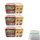Pickwick Delicious Treats Variation Box 3er Pack (Karamell-Birne, Apfelkuchen, Gewürzter Keks, Haselnuss-Kakao 3x 20x1,5g) + usy Block