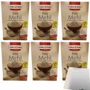 Müllers Mühle Reis Mehl 6er Pack (6x500g Packung) + usy Block