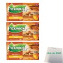 Pickwick Rooibos Honey Rotbusch Tee mit Honig 3er Pack (3x 20x1,5g Teebeutel) + usy Block
