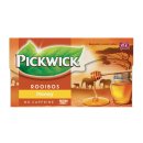 Pickwick Rooibos Honey Rotbusch Tee mit Honig 6er Pack (6x 20x1,5g Teebeutel) + usy Block