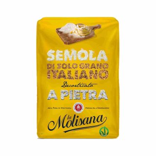 La Molisana Hartweizenmehl "Semola Di Solo Grano Italiano" (1kg Packung)