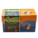 Pickwick Dutch Medium Schwarztee mit Orangenschalen 3er Pack (3x 20x1,5g Teebeutel) + usy Block