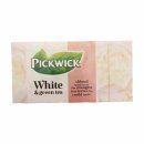Pickwick White & Green Tea Jasmin & Passionfruit 6er Pack (6x30g Packung grüner & weißer Tee Jasmin & Passionsfrucht) + usy Block