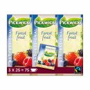 Pickwick Professional Forest Fruit 3er Pack (3x112,5g Teebeutel schwarzer Waldfrucht Tee) + usy Block