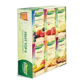 Pickwick Professional Fruit Top 6 (6x37,5g Packung schwarzer Tee mit Frucht)