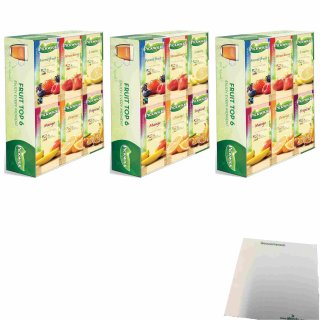 Pickwick Professional Fruit Top 6 3er Pack (3x225g Packung schwarzer Tee mit Frucht) + usy Block