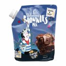 FarinUP Brownies Teigmischung 4er Pack (4x360g Quetschbeutel) + usy Block