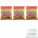 Haribo Happy Peaches 3er Pack (3x1000g Beutel) + usy Block