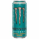 Monster Energy Ultra Fiesta Mango Energy Drink (48x0,5l Dosen) + usy Block