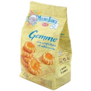 Kekse mit Aprikosenkonfitüre (200g Packung)