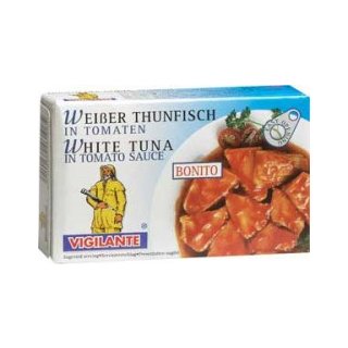 VIGILANTE - Weißer Thunfisch in Tomatensoße (115g)
