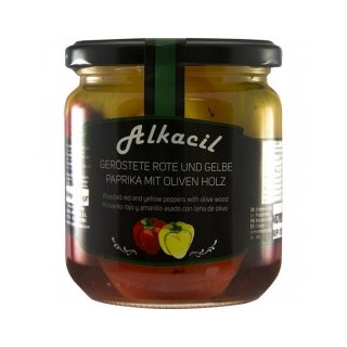 Geröstete Rote und Gelbe Paprika Alkacil, (350g)