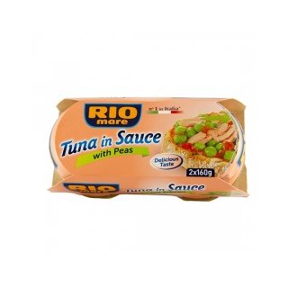 RIOMARE-Thunfisch mit Erbsen (2x160g Packung)