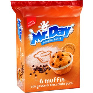 Mr. Day Muffins mit Schokoladentropfen (252g Packung)
