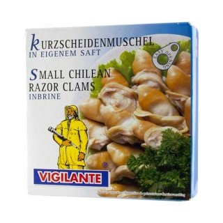 VIGILANTE - Kurzscheidenmuschel in eigenem Saft (111g)