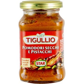 Tigullio Pesto mit getr. Tomaten und Pistazien (190g)