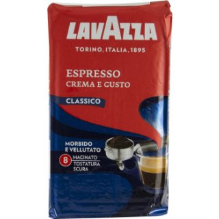 LAVAZZA - Espresso-Kaffee „Crema und Gusto“, gemahlen (250g)