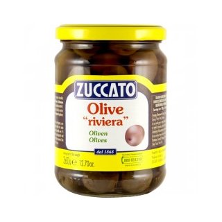 ZUCCATO - schwarze Oliven Riviera (370ml)