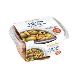 Cinquina Grüne Oliven entkernt (225g)