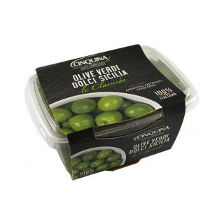 Cinquina Grüne Milde Oliven (250g)