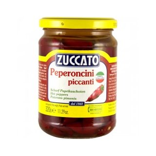 ZUCCATO - scharfe Paprikaschoten (370ml)