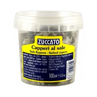 ZUCCATO- Kapern mit Salz 100g (155ml)