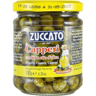CAPPERI OLIO ZUCCATO (212ml)