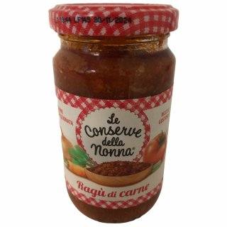 Le Conserve della Nonna Bolognesesoße (190g Glas)