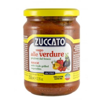 Zuccato Tomatensoße mit gegrilltem Gemüse (350g)