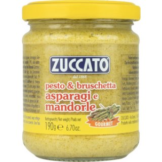 PESTO ASPARAGI/MANDORLE Zuccato (212ml)