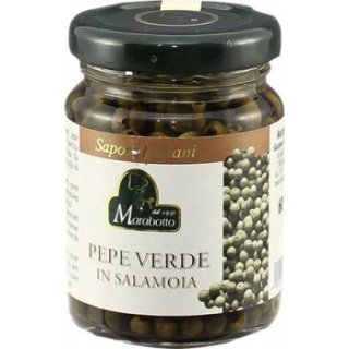 Marabotto Grüne Pfefferkörner in Salzlake (110g)