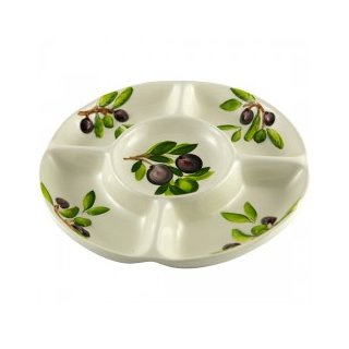 Teller Antipasti Rund Deko (1Stk)
