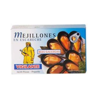 Vigilante Pfahlmuscheln in Marinade (115g)