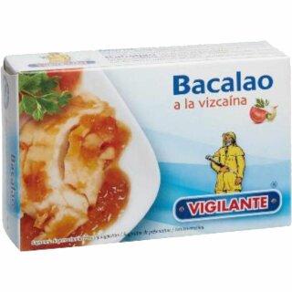 Vigilante Kabeljau in Tomatensauce (115g Dose)