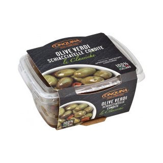 Cinquina Grüne zerdrückte Oliven (250g)