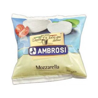 Mozzarella Kugelform, AMBROSI (125g)