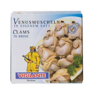 Vigilante Chilenische Venusmuscheln in eigenem Saft (111g)