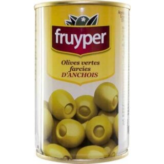 FRUYPER - Grüne Oliven mit Sardellenpaste (130g Dose)