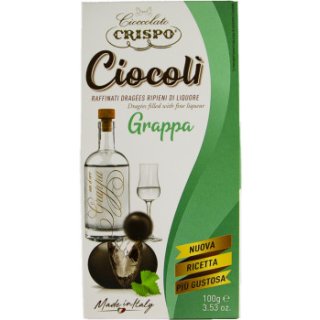 Crispo Ciocoli mit Grappa (100g)