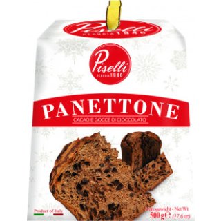 PANETTONE CACAO PISELLI (500g)