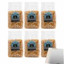 Mediza Popcorn Mais 100% Natural 6er Pack (6x400g Beutel) + usy Block